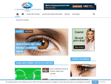 Tablet Screenshot of lentesdecontatoweb.com
